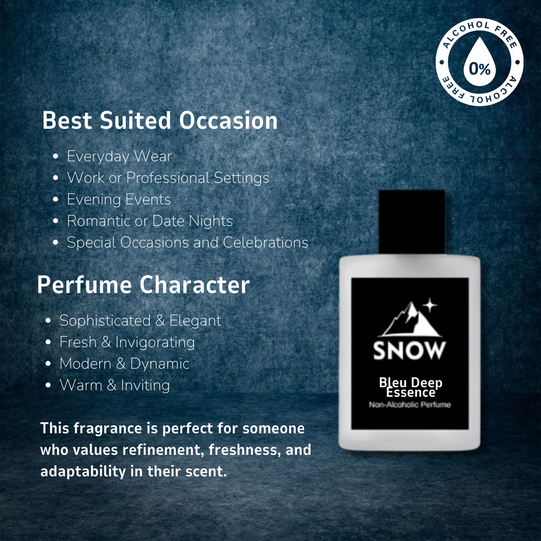 Bleu Deep Essence - Alcohol-Free Perfume