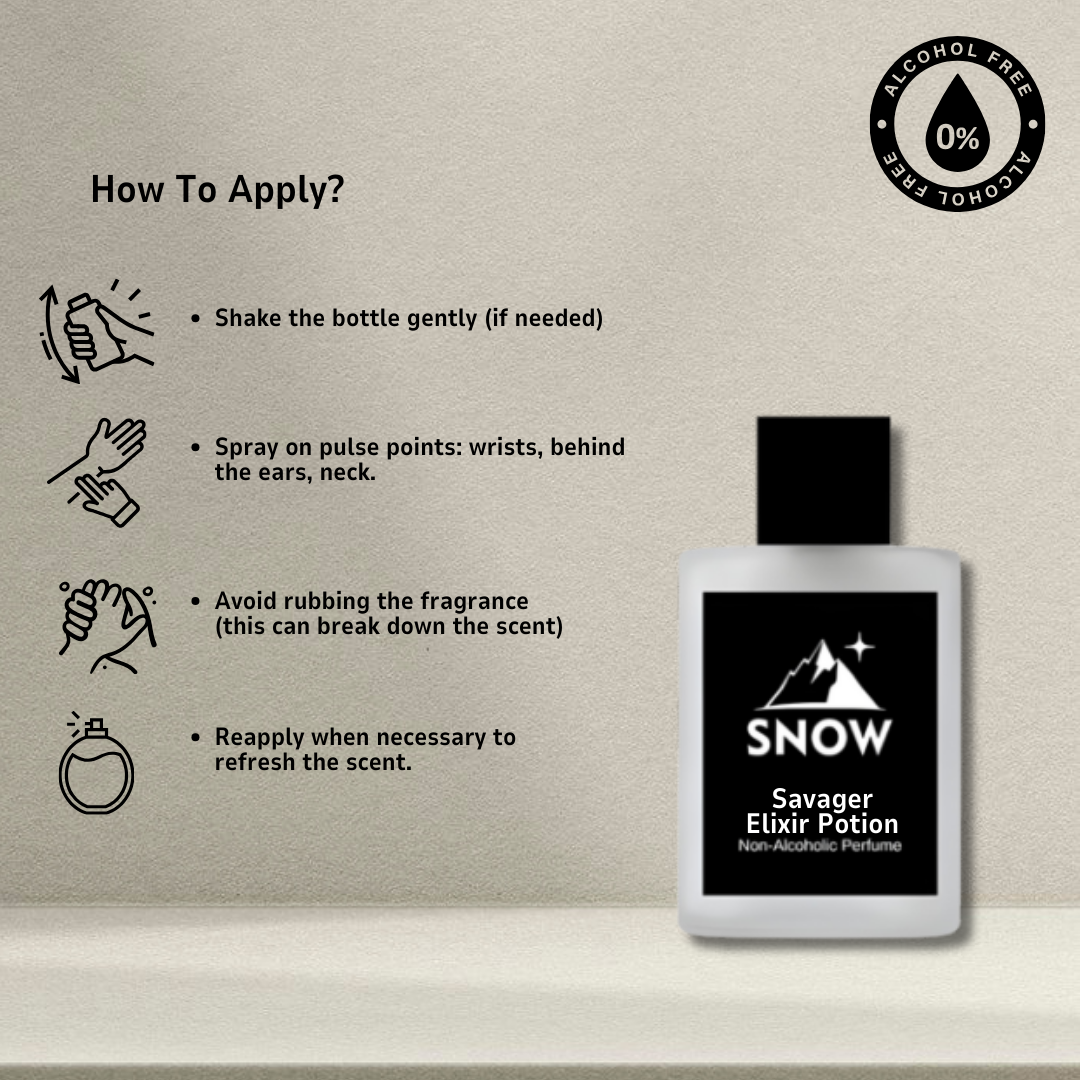 Savager Elixir Potion - Alcohol-Free Perfume